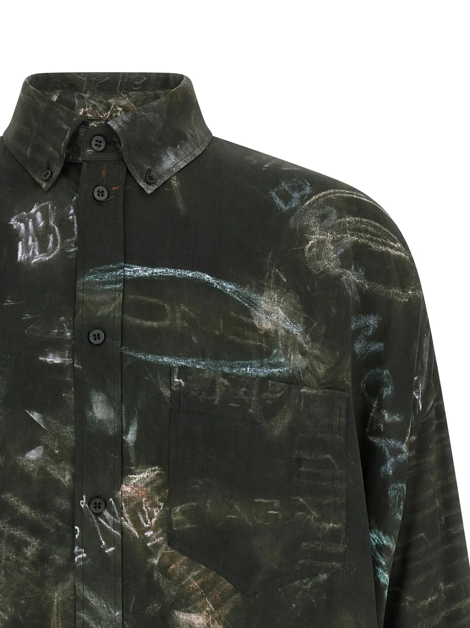 Balenciaga Black Viscose Blouse