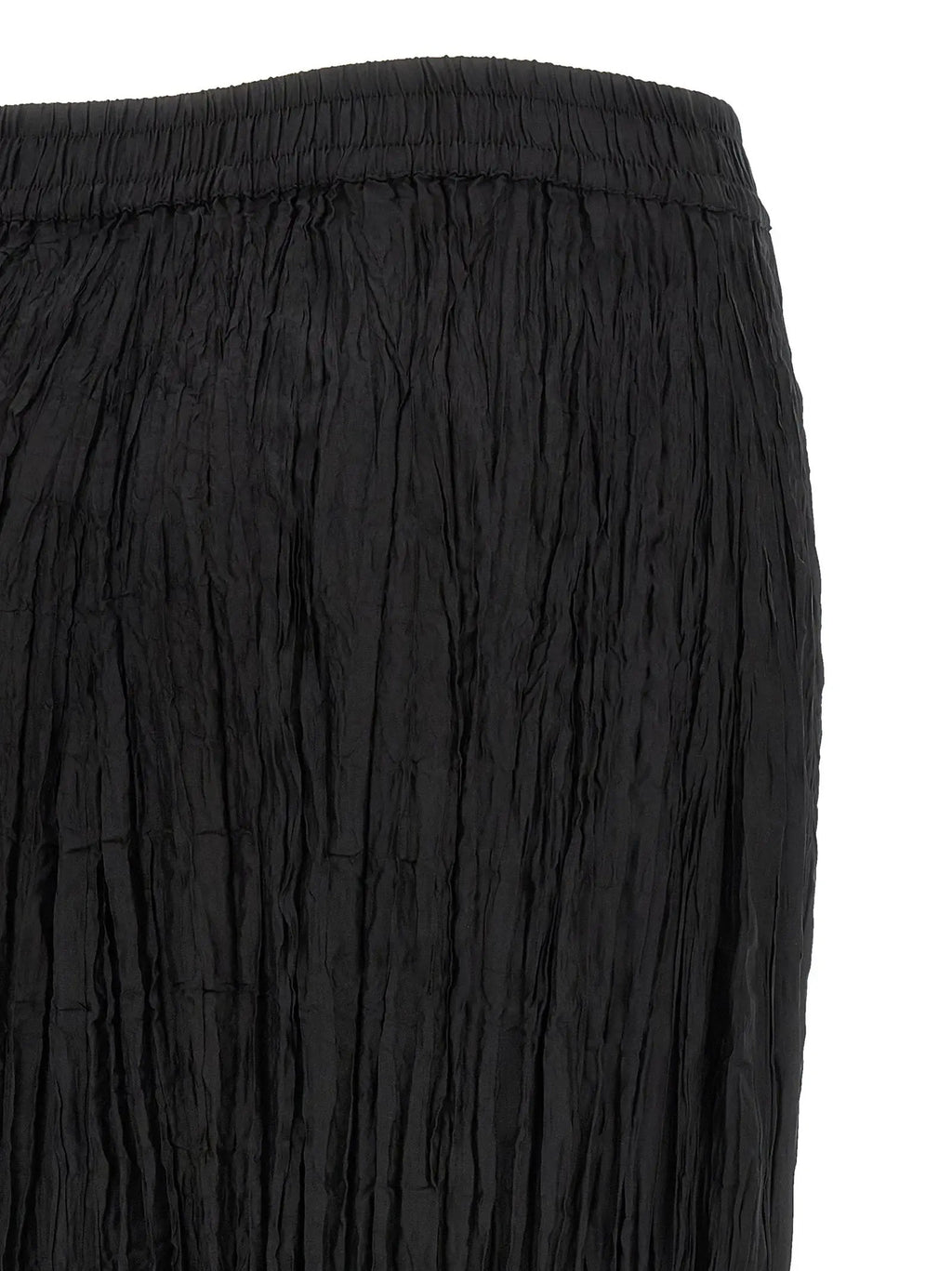 P.A.R.O.S.H. Black Silk Mini Skirt