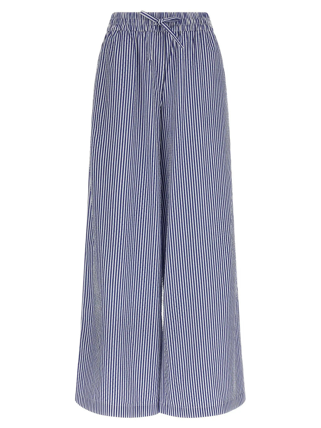 P.A.R.O.S.H. Blue Cotton Casual Pants