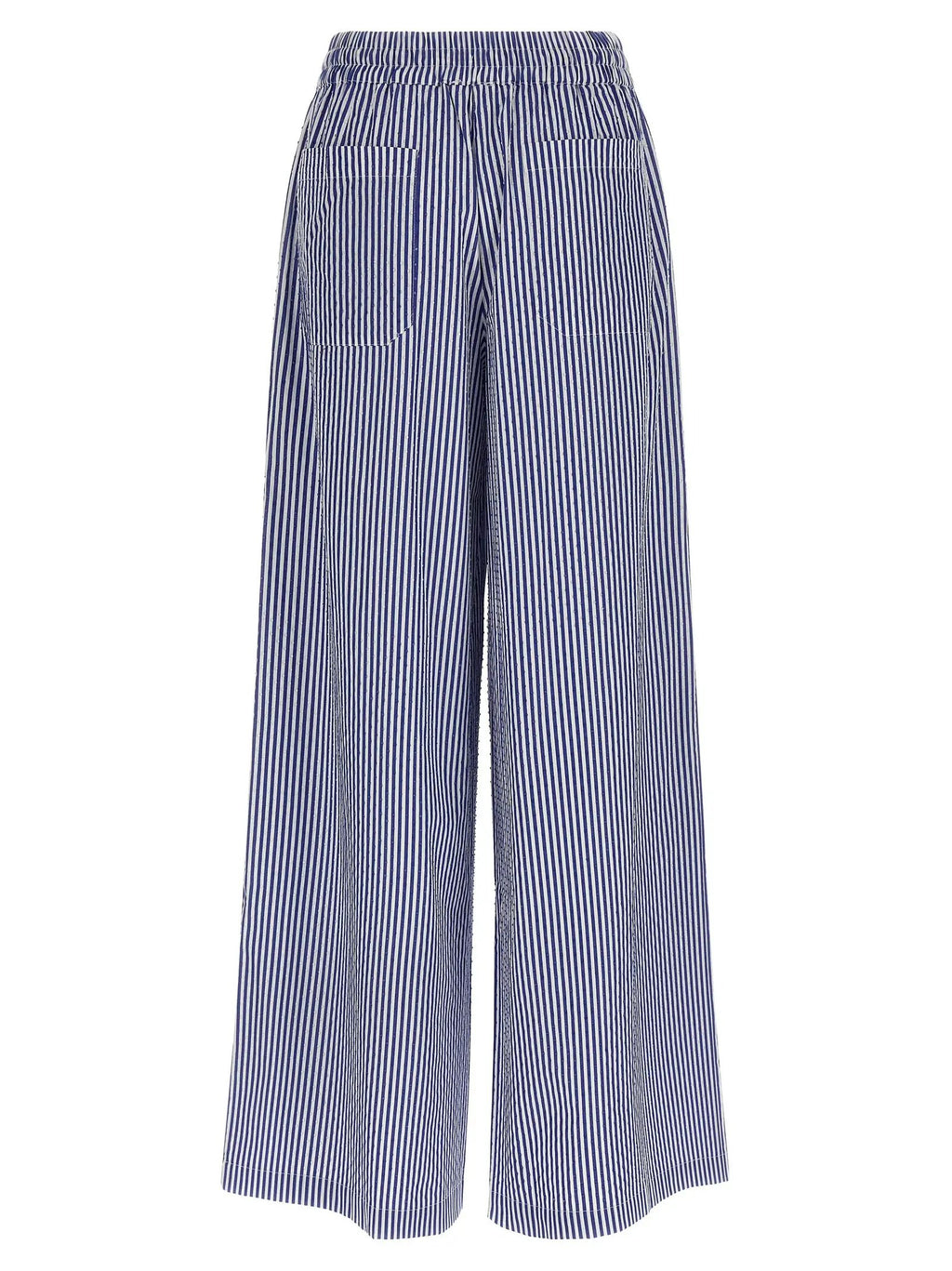 P.A.R.O.S.H. Blue Cotton Casual Pants