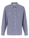 P.A.R.O.S.H. Blue Cotton Blouse