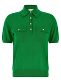 P.A.R.O.S.H. Bicolor Wool Polo Shirt