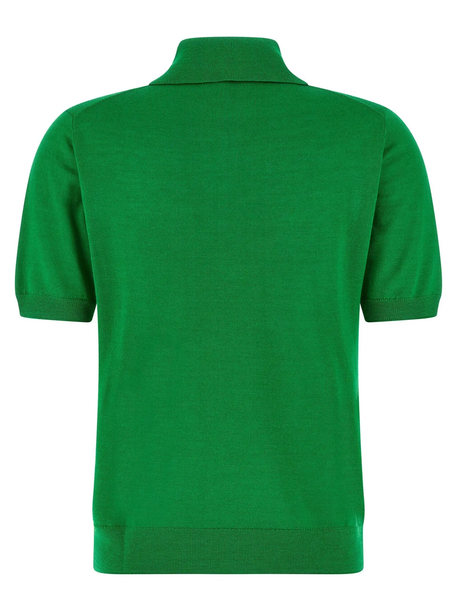 P.A.R.O.S.H. Bicolor Wool Polo Shirt