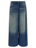 R13 Blue Cotton Jeans Denim
