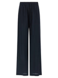P.A.R.O.S.H. Blue Silk Casual Pants