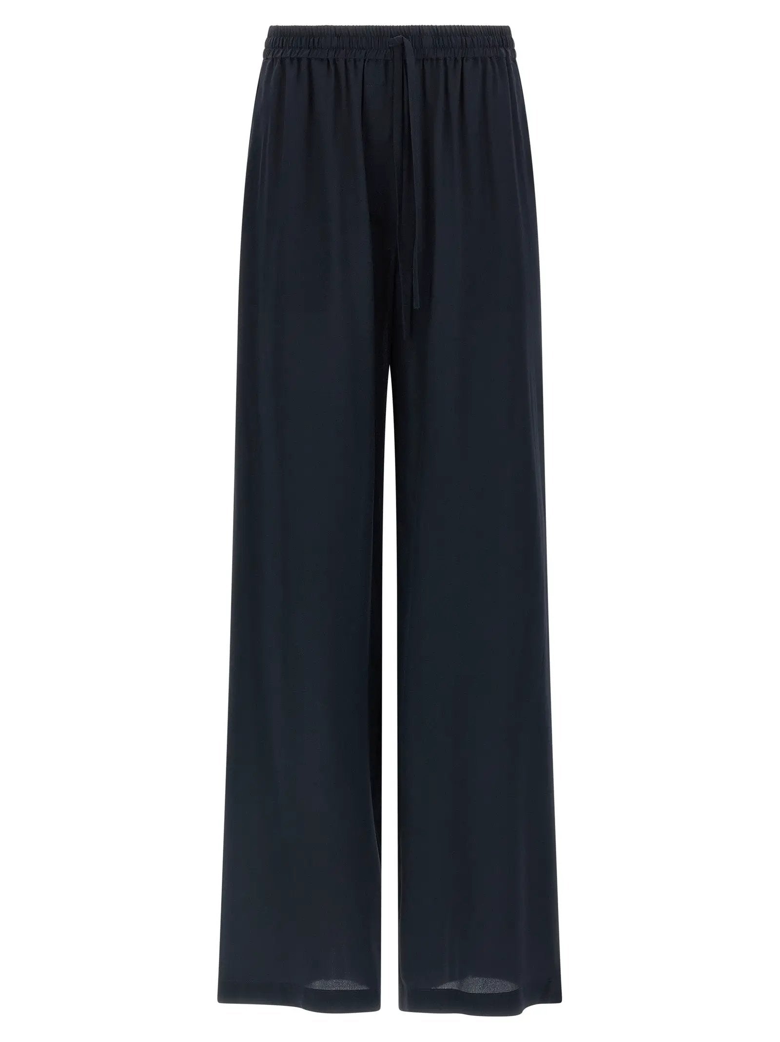 P.A.R.O.S.H. Blue Silk Casual Pants