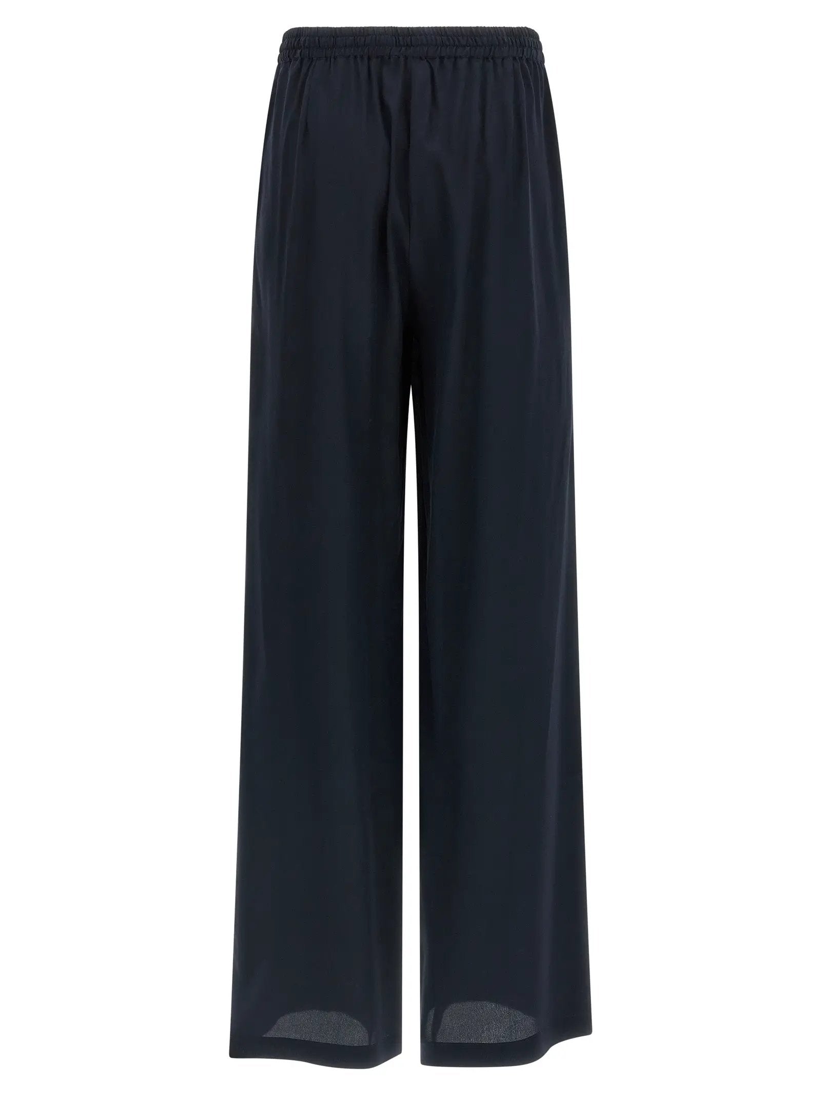 P.A.R.O.S.H. Blue Silk Casual Pants