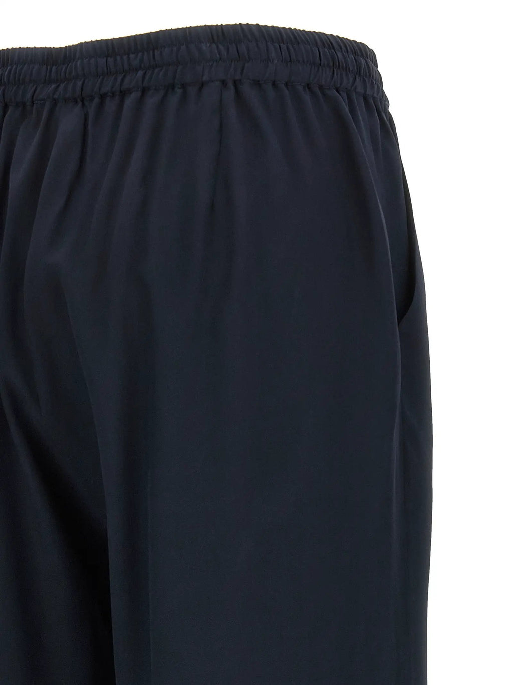 P.A.R.O.S.H. Blue Silk Casual Pants