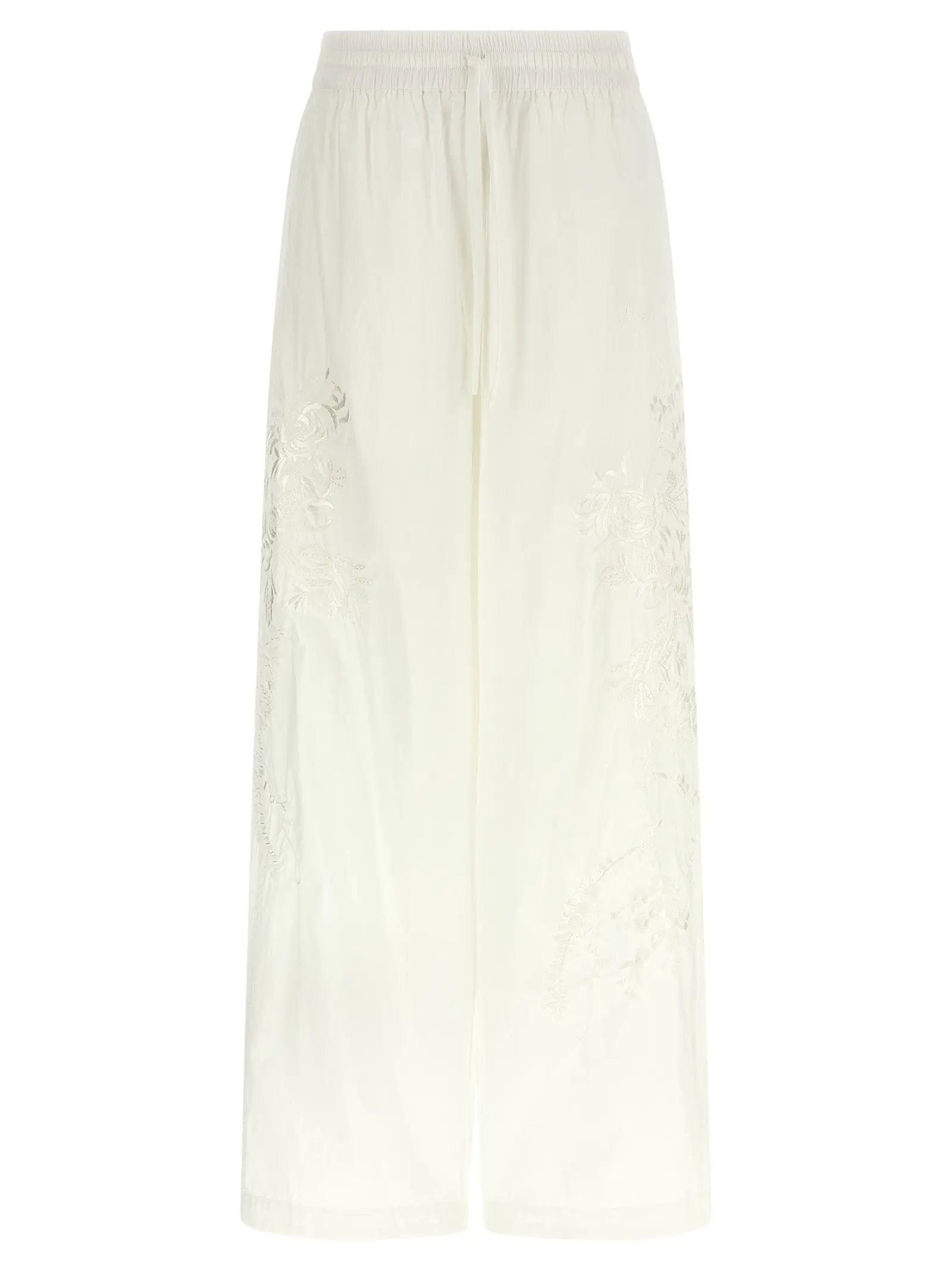 P.A.R.O.S.H. White Polyamide Casual Pants