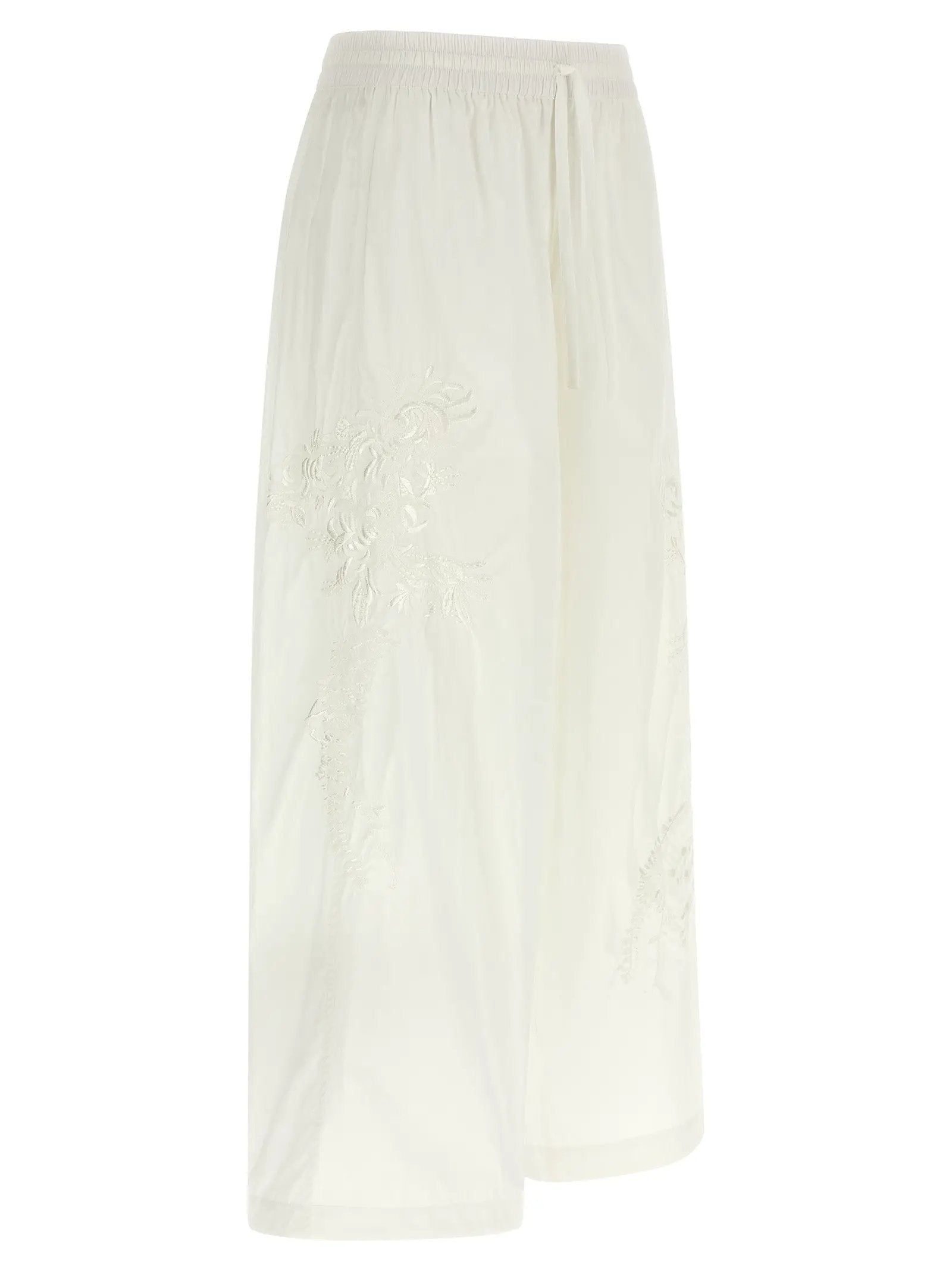 P.A.R.O.S.H. White Polyamide Casual Pants