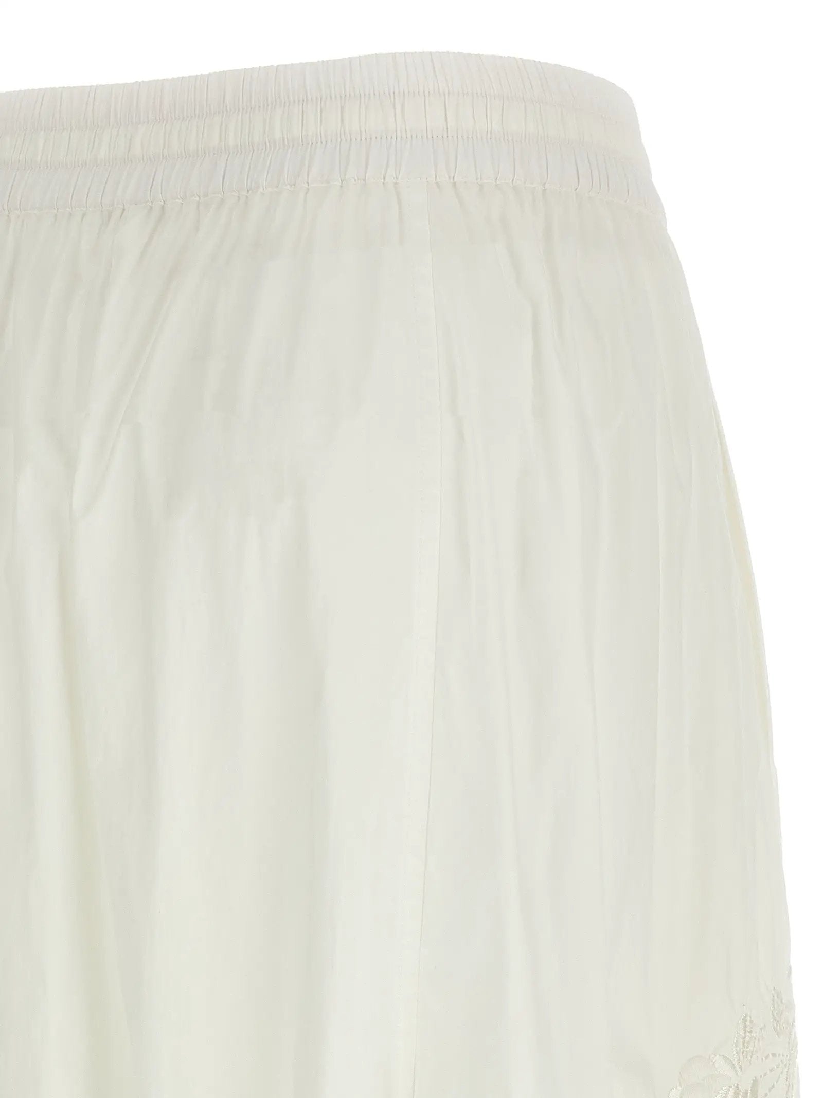 P.A.R.O.S.H. White Polyamide Casual Pants