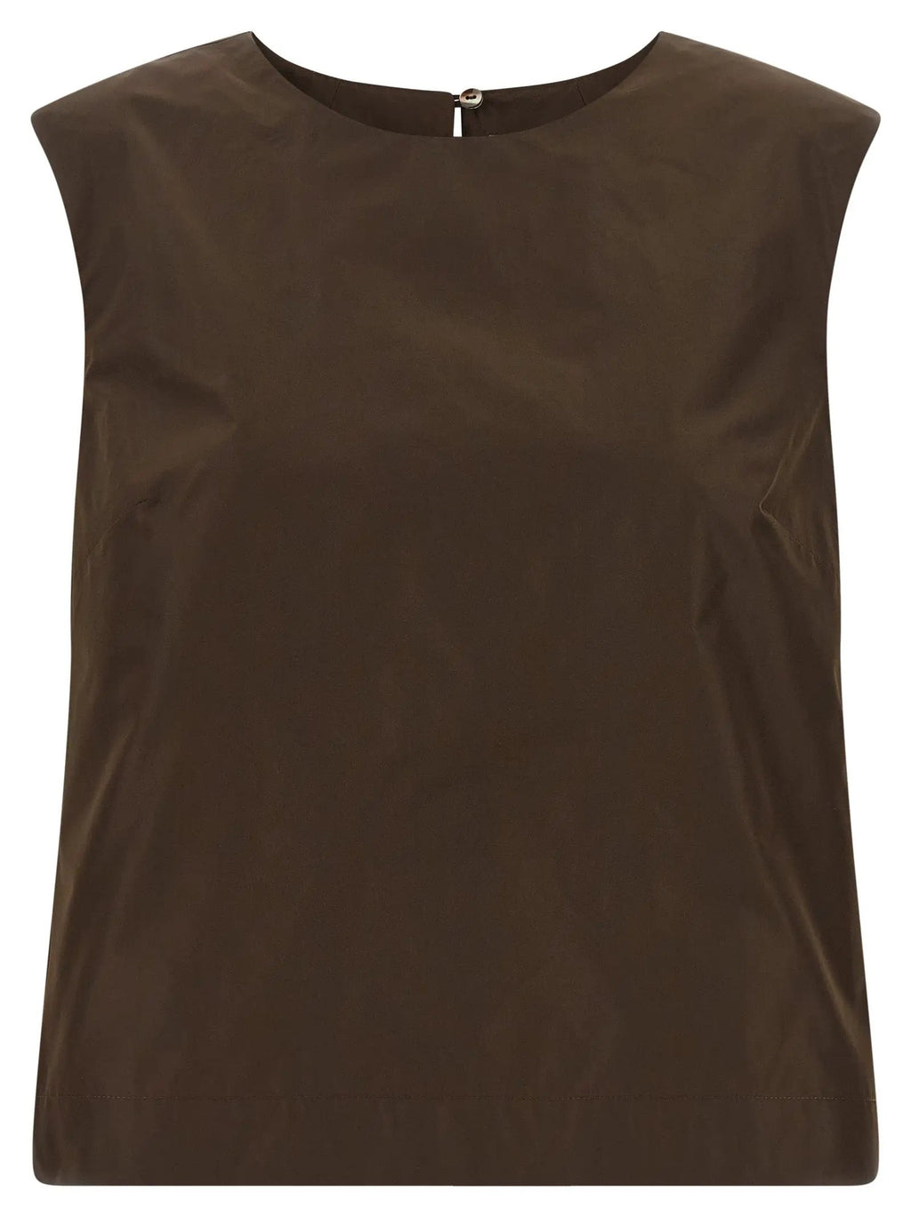 P.A.R.O.S.H. Brown Polyester Shirt