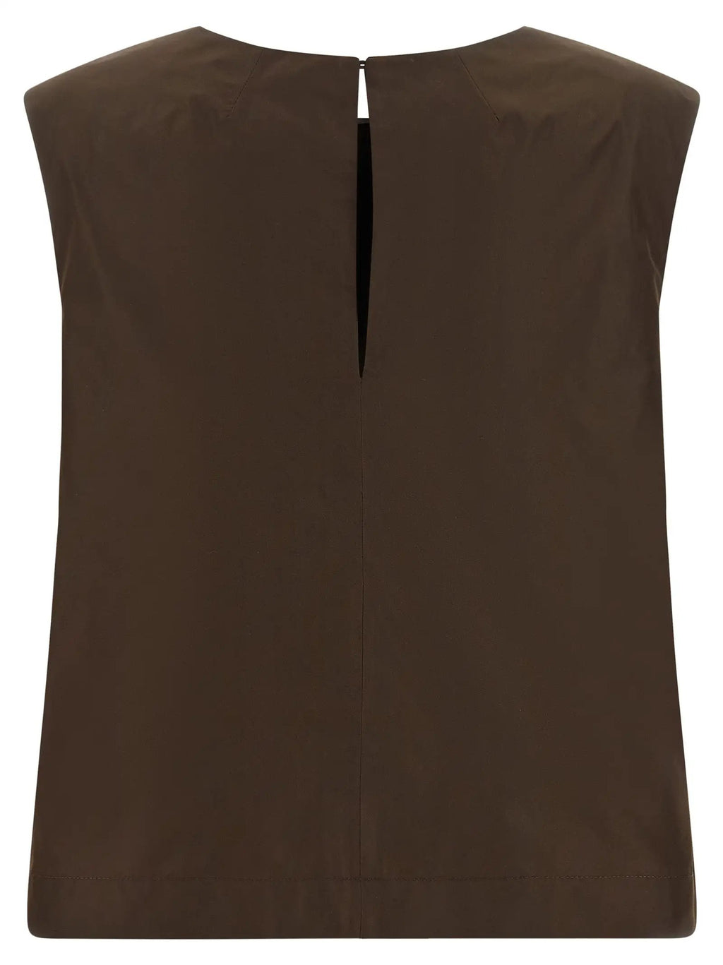 P.A.R.O.S.H. Brown Polyester Shirt