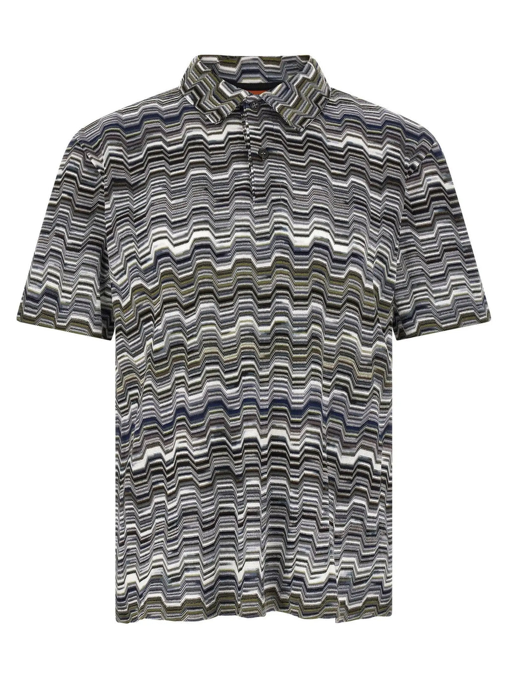 Missoni Bicolor Cotton Polo Shirt