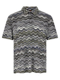 Missoni Bicolor Cotton Polo Shirt