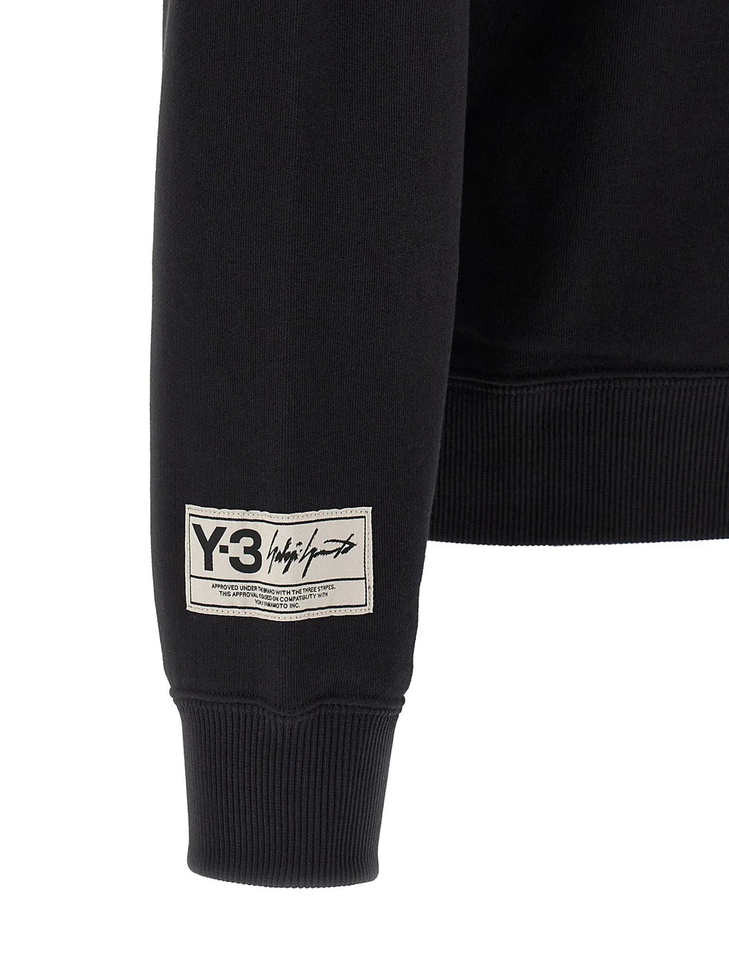 Y-3 Black Cotton Sweatshirt