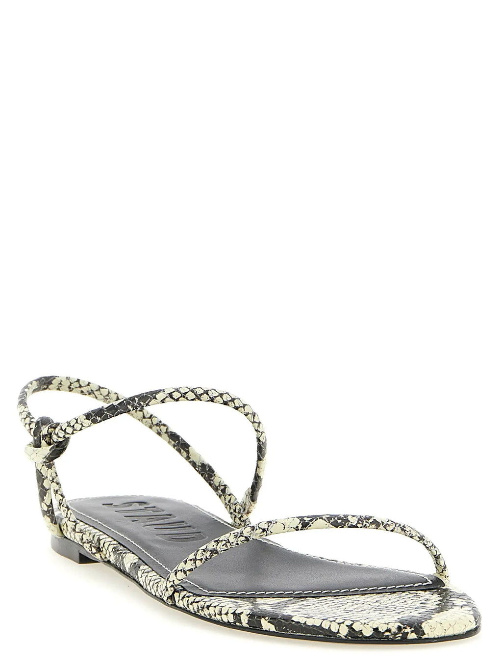 Staud Bicolor Cowhide Flat Sandals