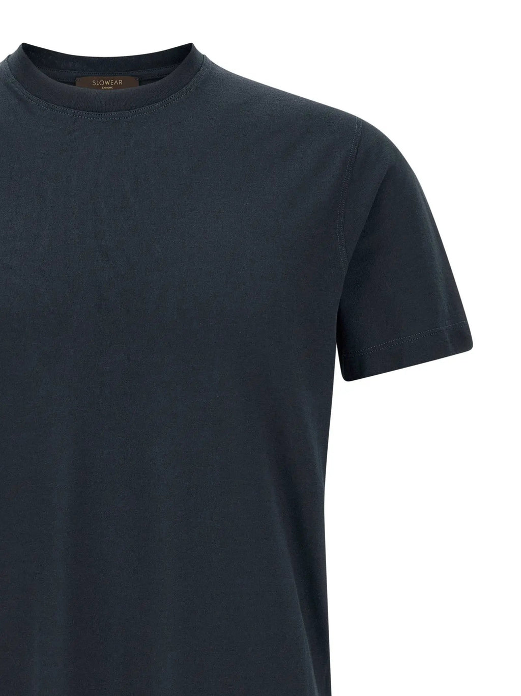 ZANONE Blue Cotton T-Shirt