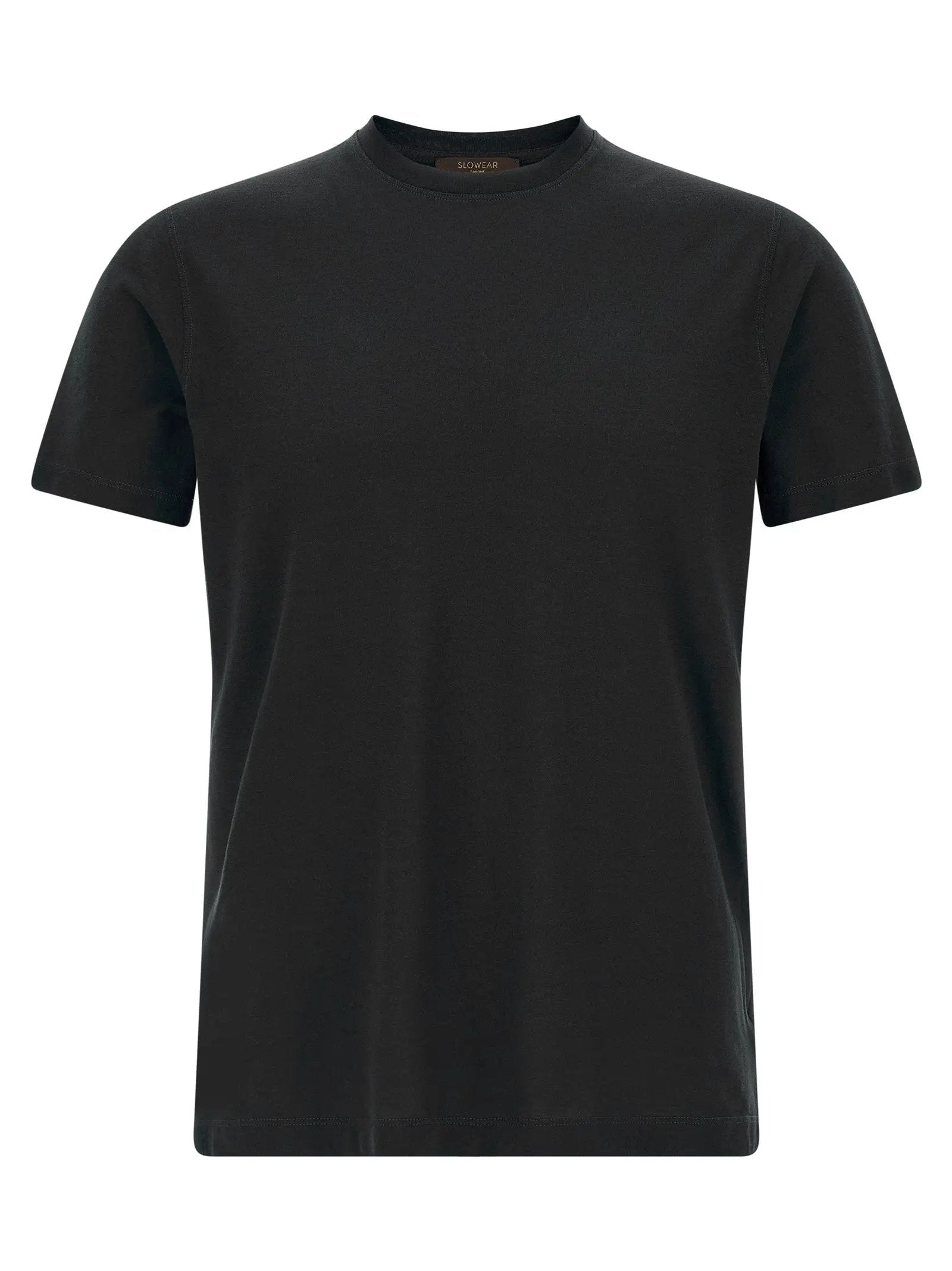 ZANONE Black Cotton T-Shirt