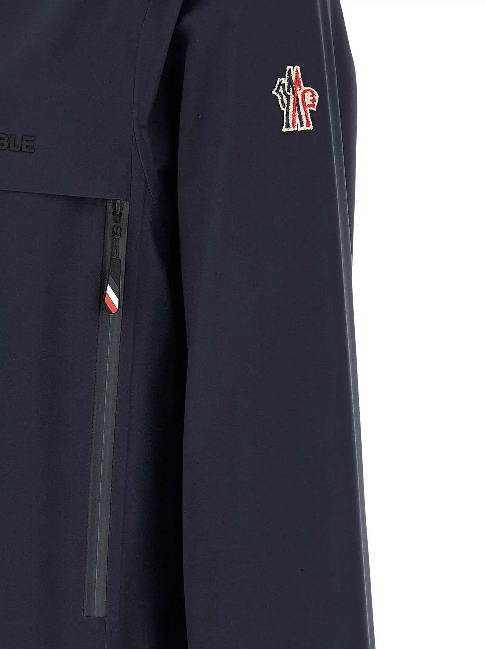 Moncler Grenoble Blue Polyamide Shell Jacket