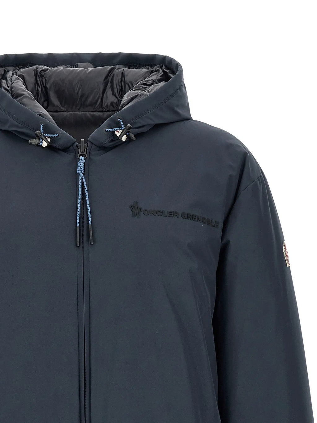 Moncler Grenoble Blue Polyamide Shell Jacket