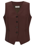 Alberto Biani Alberto Biani Brown Viscose Sleeveless Jacket