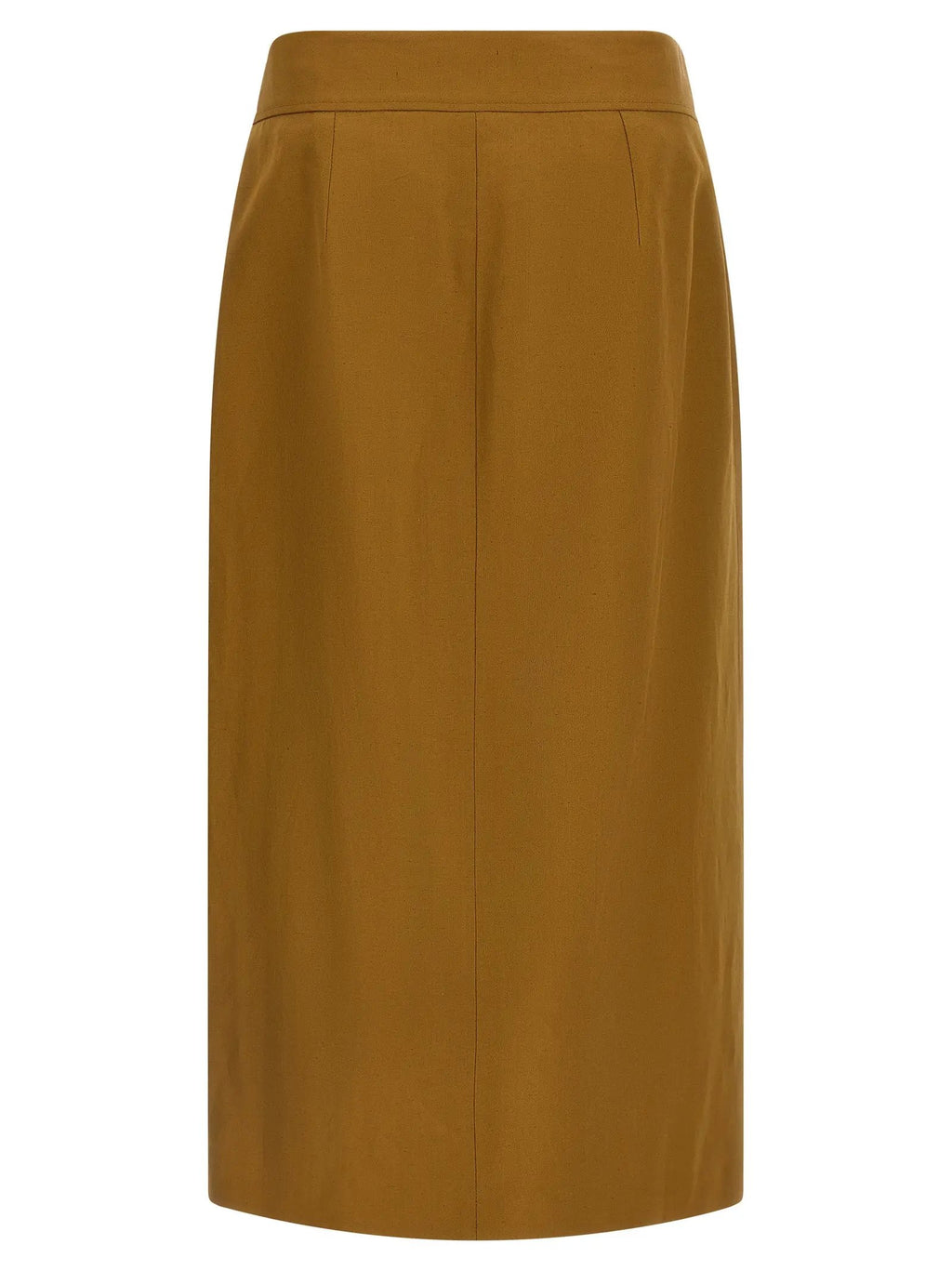 Alberto Biani Alberto Biani Brown Viscose Midi Skirt