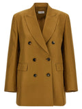 Alberto Biani Alberto Biani Brown Viscose Blazer