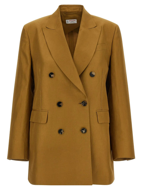 Alberto Biani Alberto Biani Brown Viscose Blazer