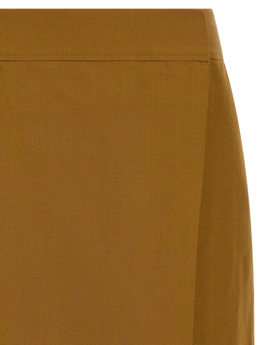Alberto Biani Alberto Biani Brown Viscose Midi Skirt