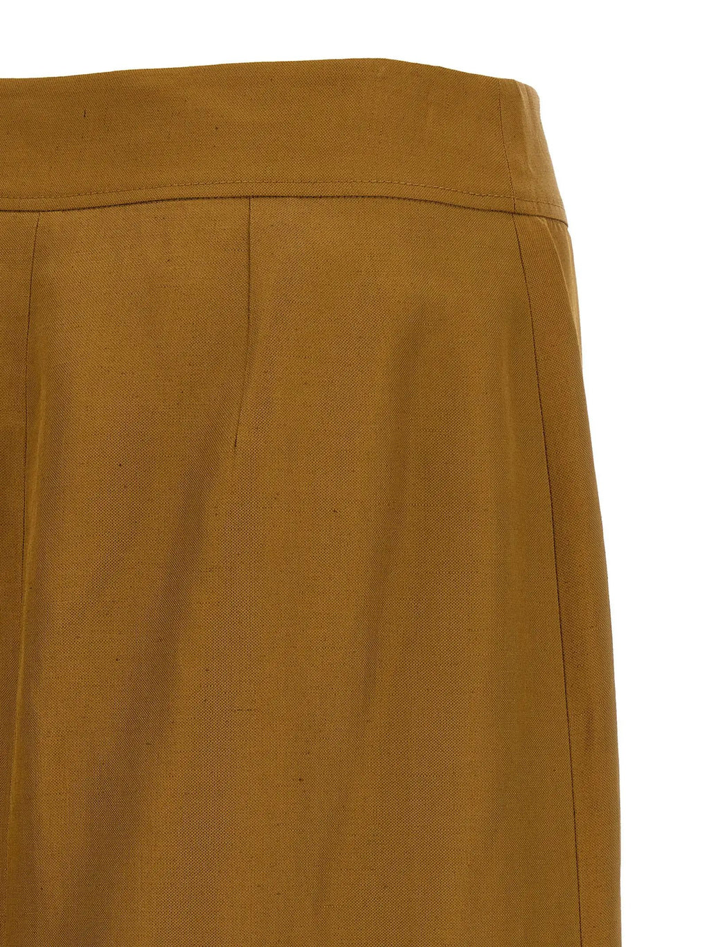 Alberto Biani Alberto Biani Brown Viscose Midi Skirt