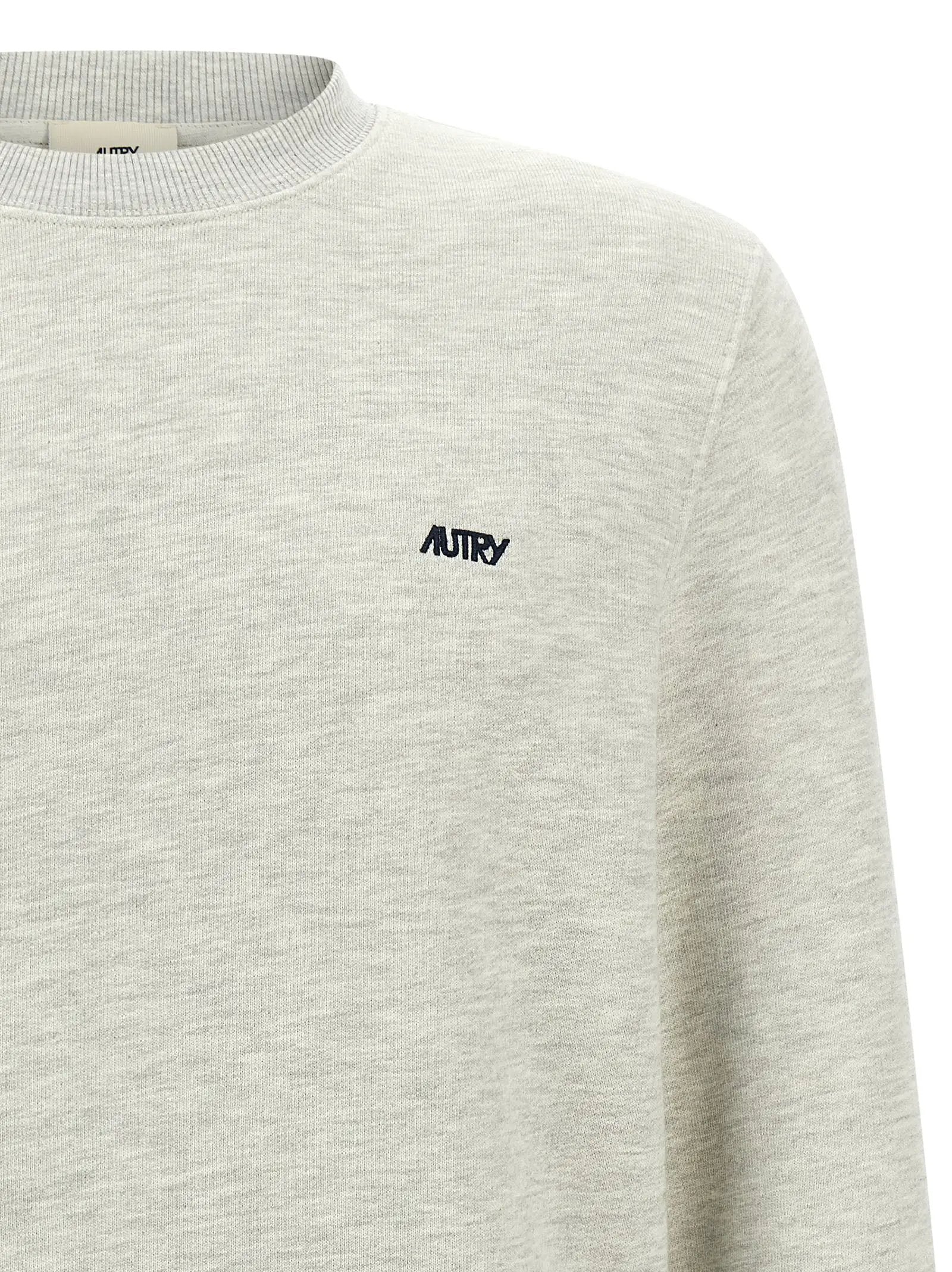 Autry Gray Cotton Sweatshirt