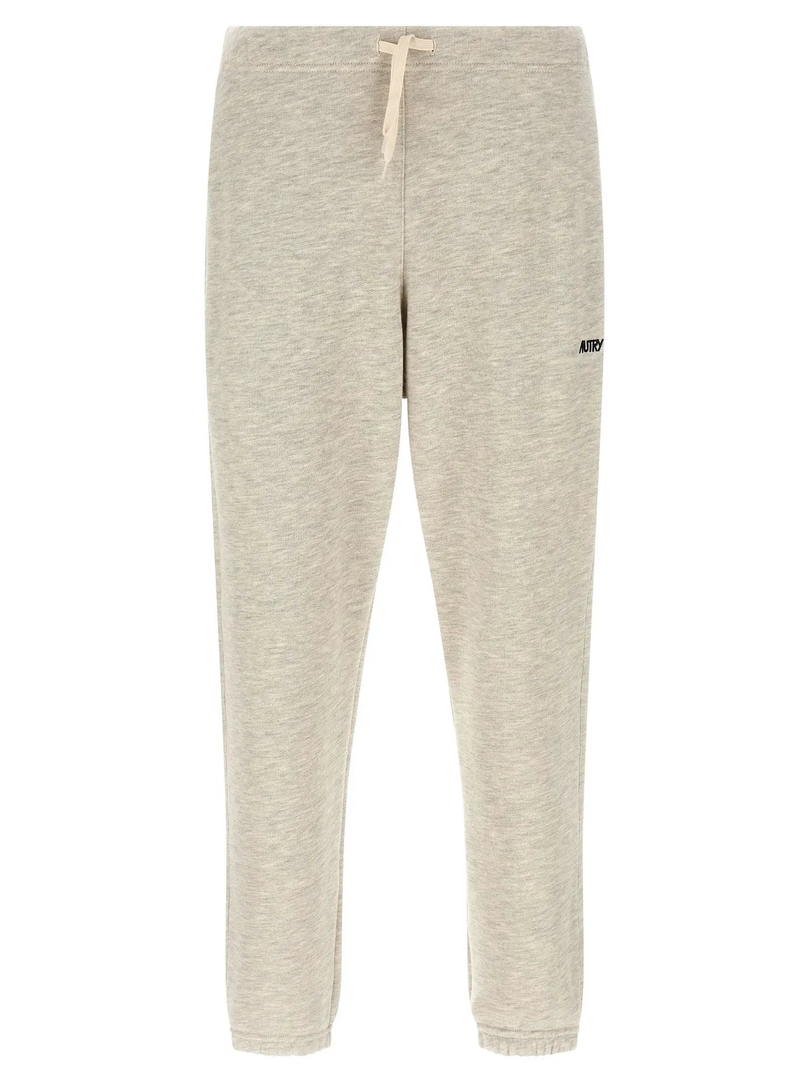 Autry Gray Cotton Joggers (Workout Pants)