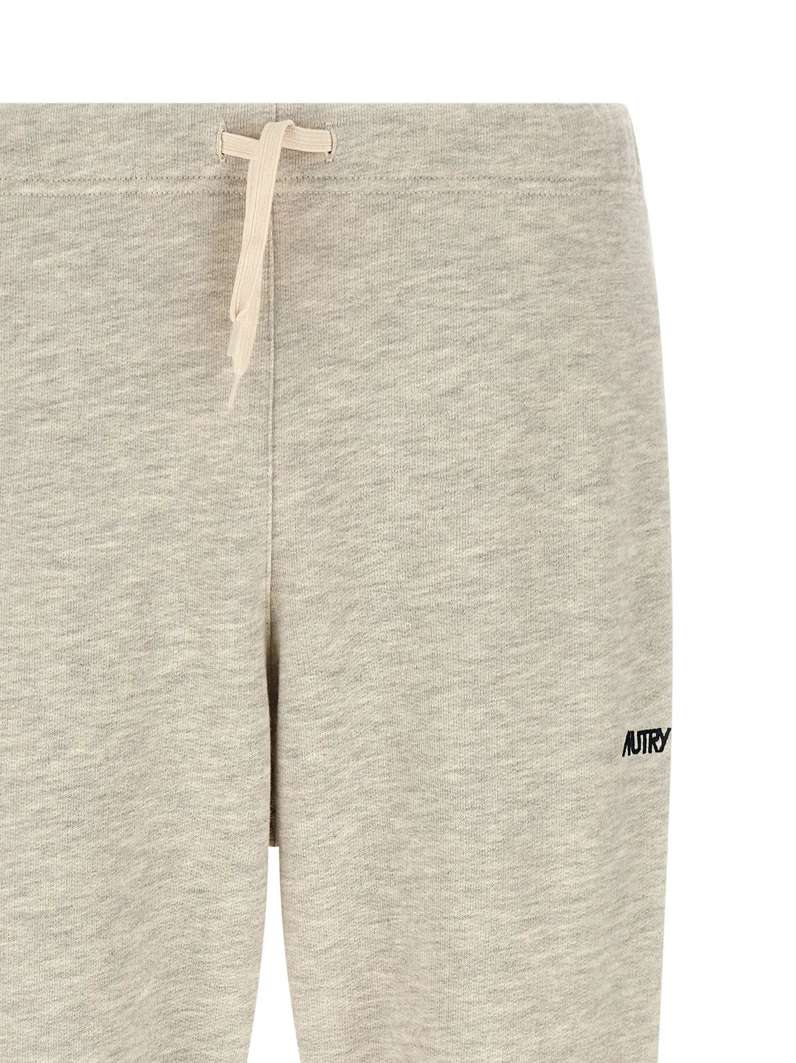 Autry Gray Cotton Joggers (Workout Pants)