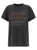 Isabel Marant Étoile Gray Cotton T-Shirt