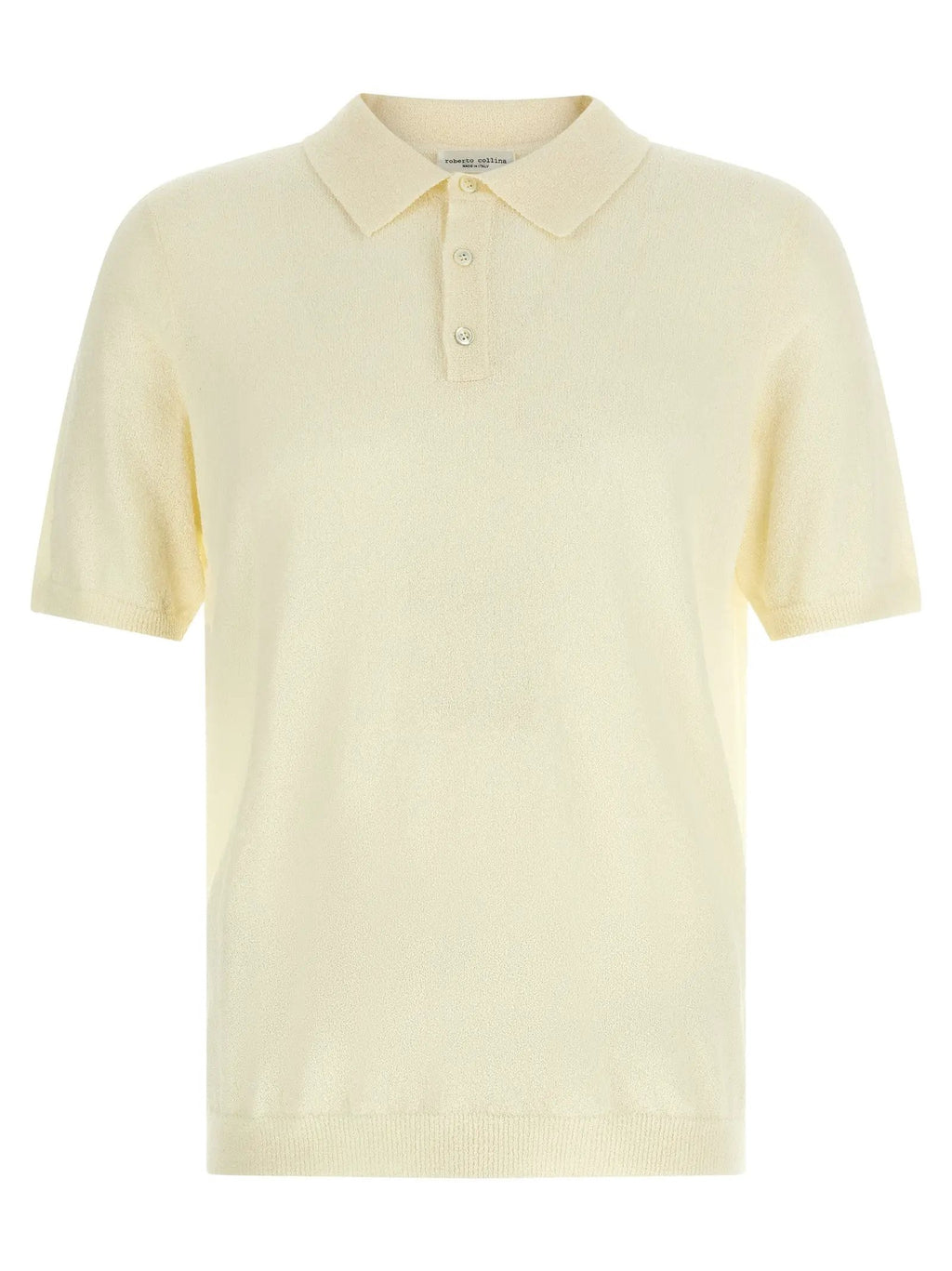 Roberto Collina Beige Cotton Polo Shirt