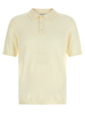 Roberto Collina Beige Cotton Polo Shirt