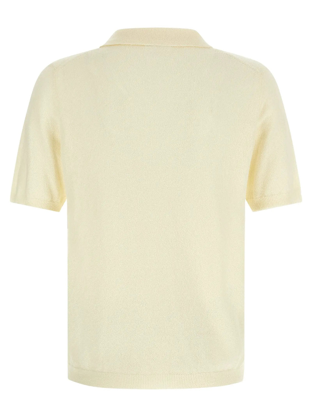 Roberto Collina Beige Cotton Polo Shirt