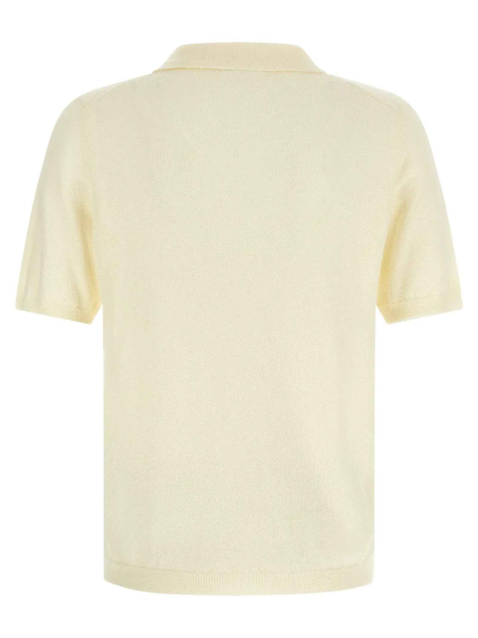 Roberto Collina Beige Cotton Polo Shirt