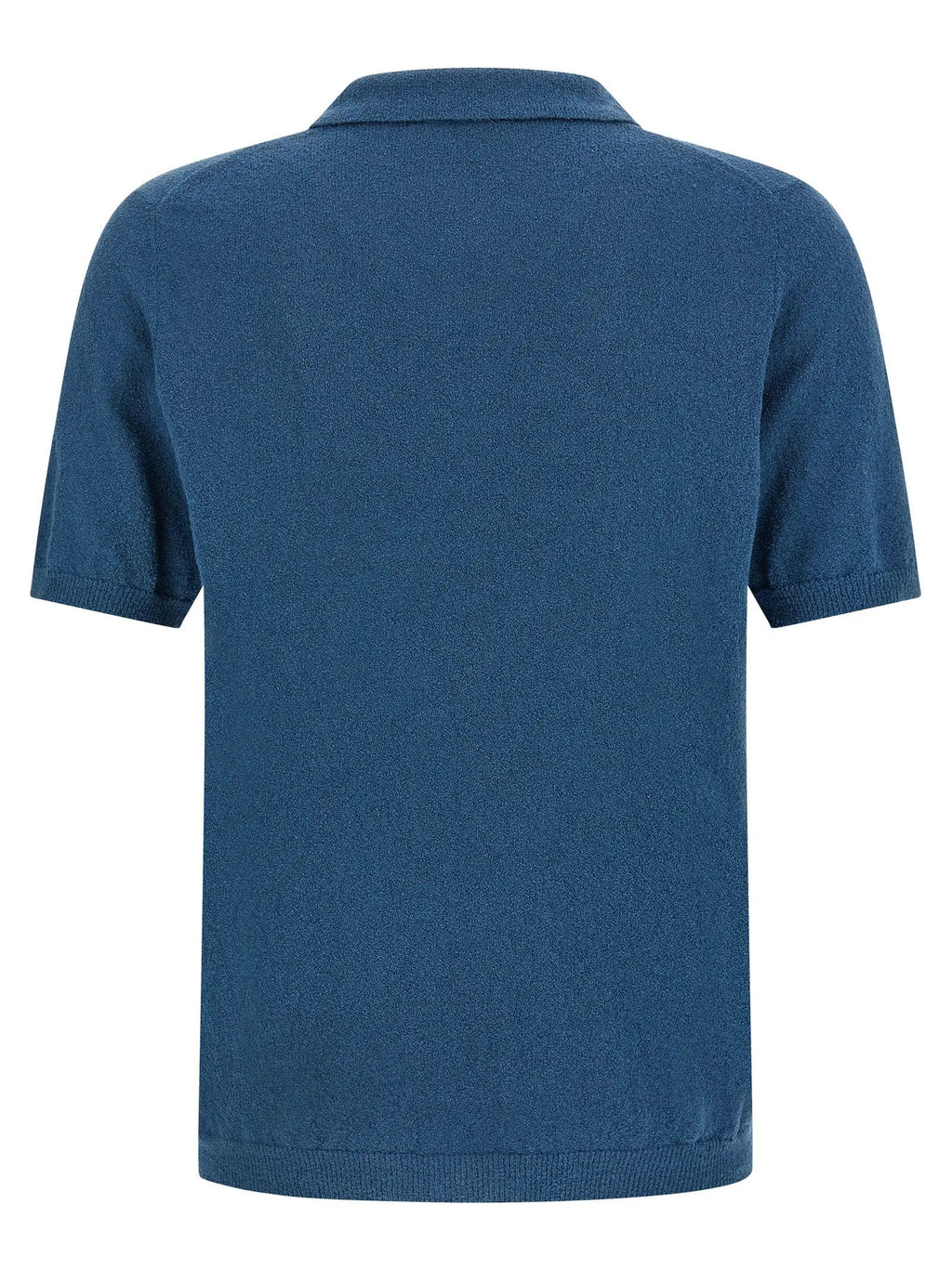 Roberto Collina Blue Cotton Polo Shirt
