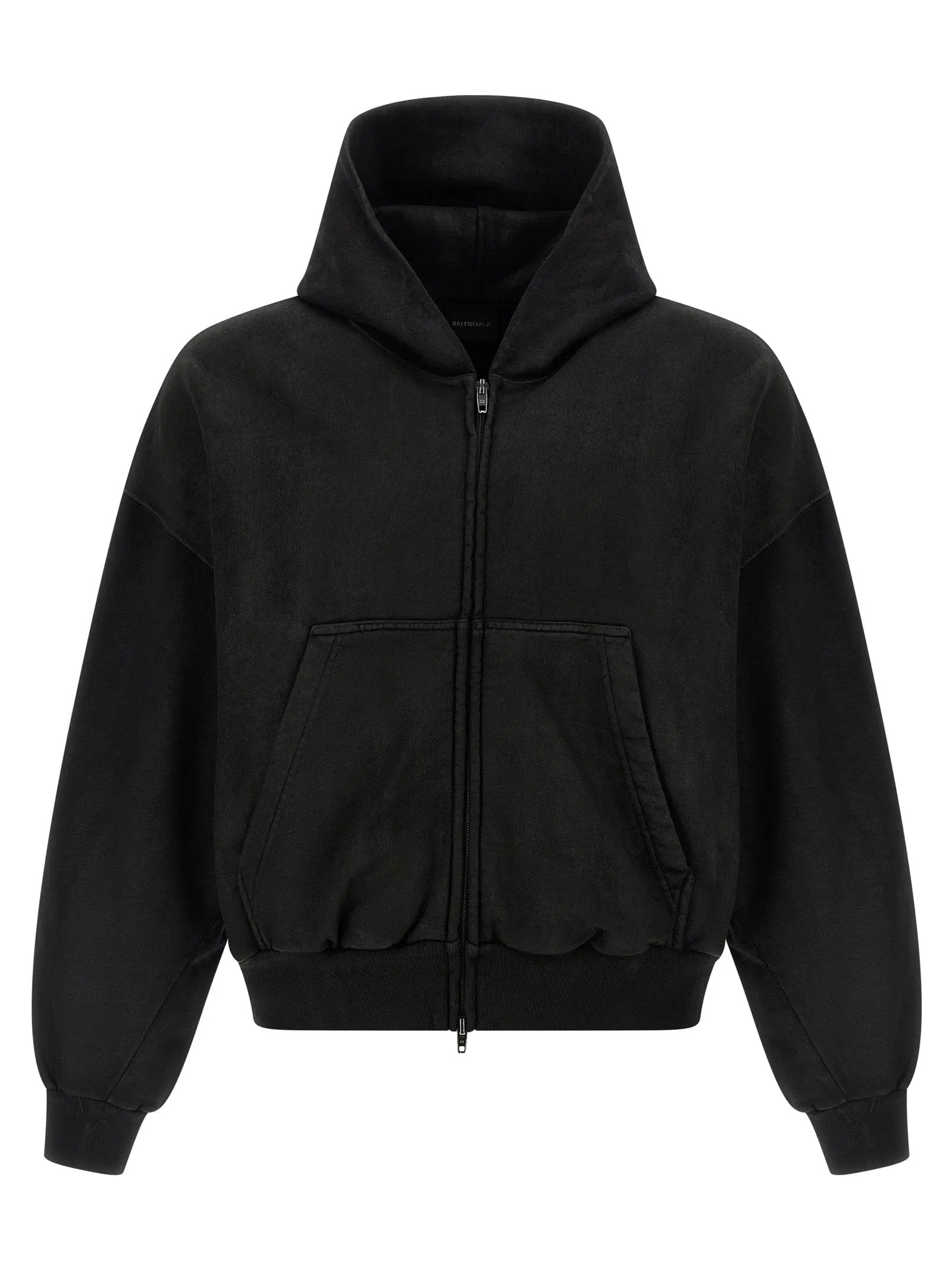 Balenciaga Black Cotton Sweatshirt