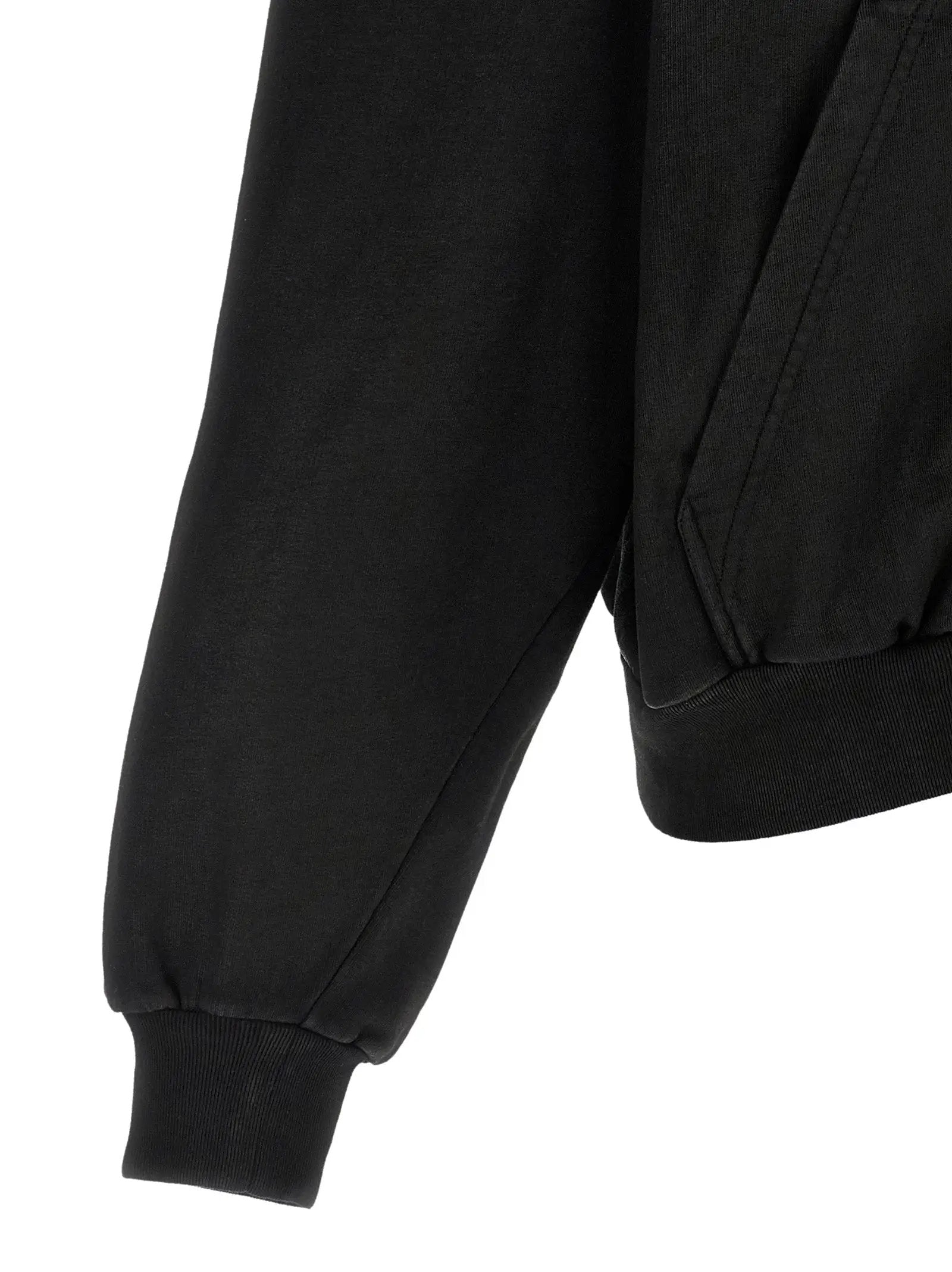 Balenciaga Black Cotton Sweatshirt