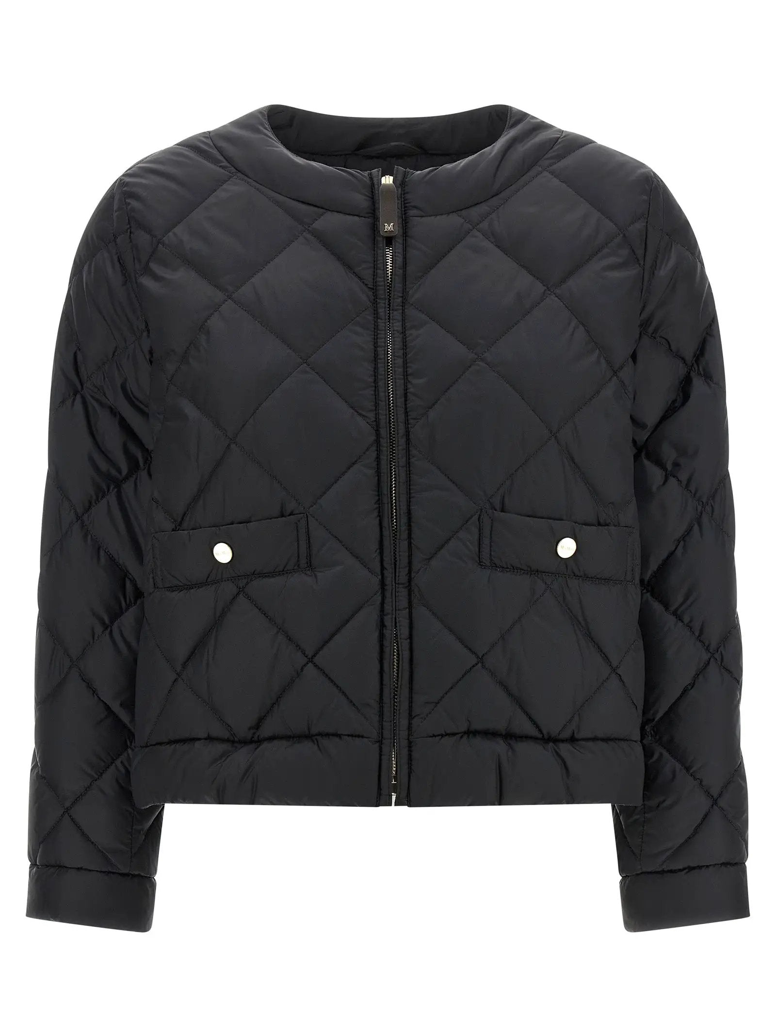 Max Mara Black Polyamide Full-Length Jacket