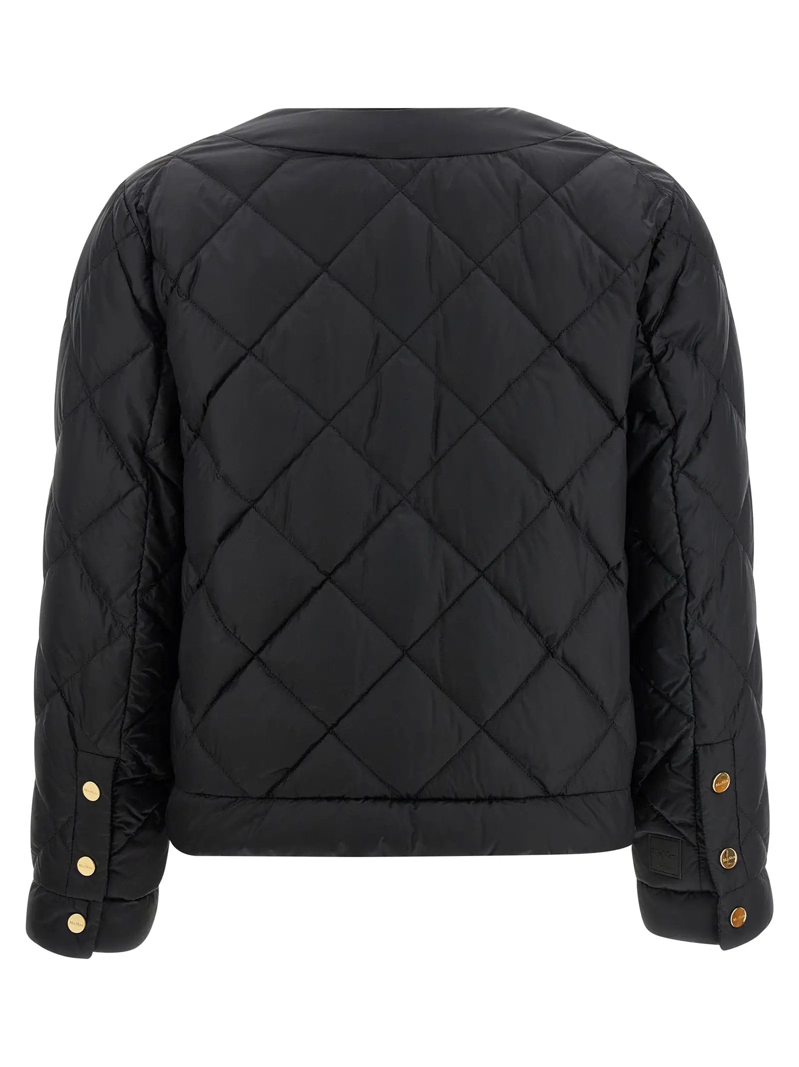 Max Mara Black Polyamide Full-Length Jacket