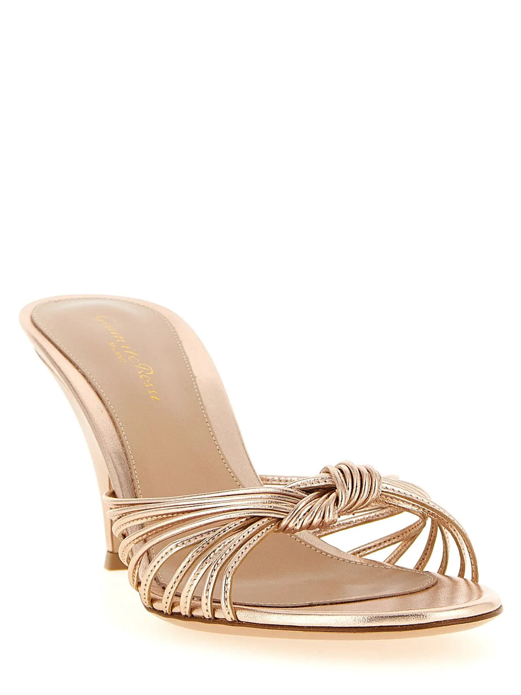 Gianvito Rossi Gianvito Rossi Multicolor Lamb Leather Stiletto Heel Sandals