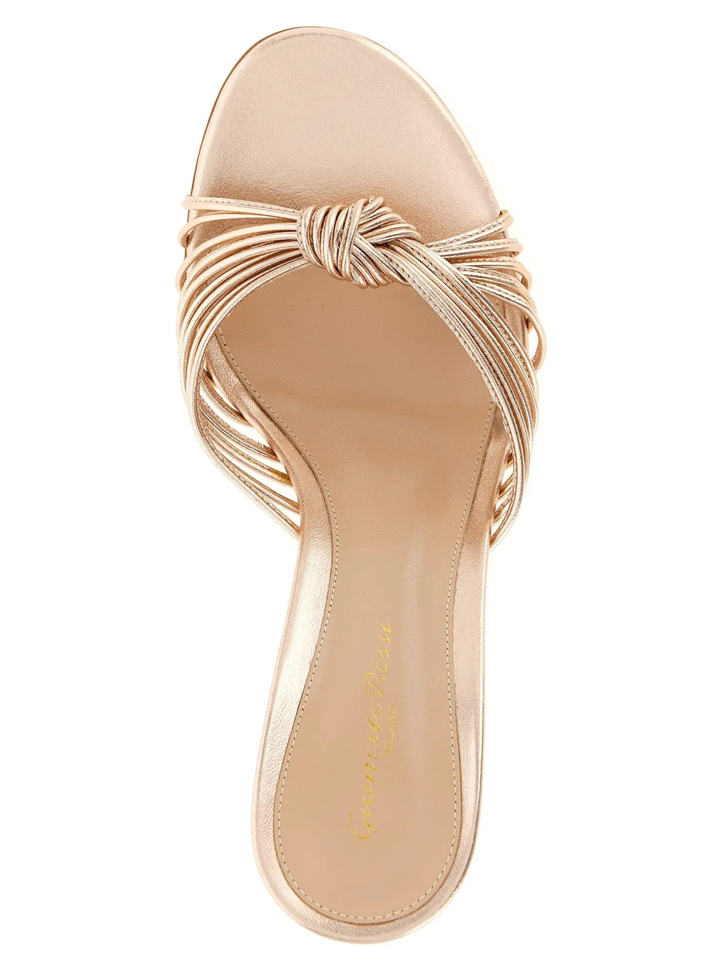 Gianvito Rossi Gianvito Rossi Multicolor Lamb Leather Stiletto Heel Sandals