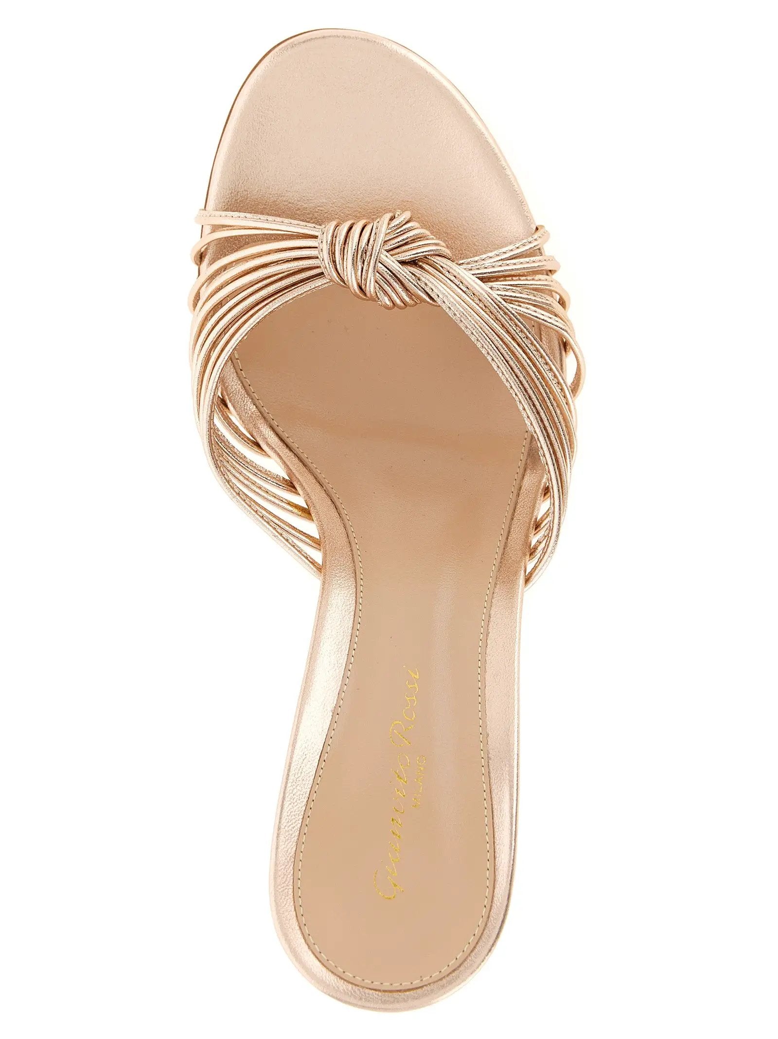 Gianvito Rossi Gianvito Rossi Multicolor Lamb Leather Stiletto Heel Sandals