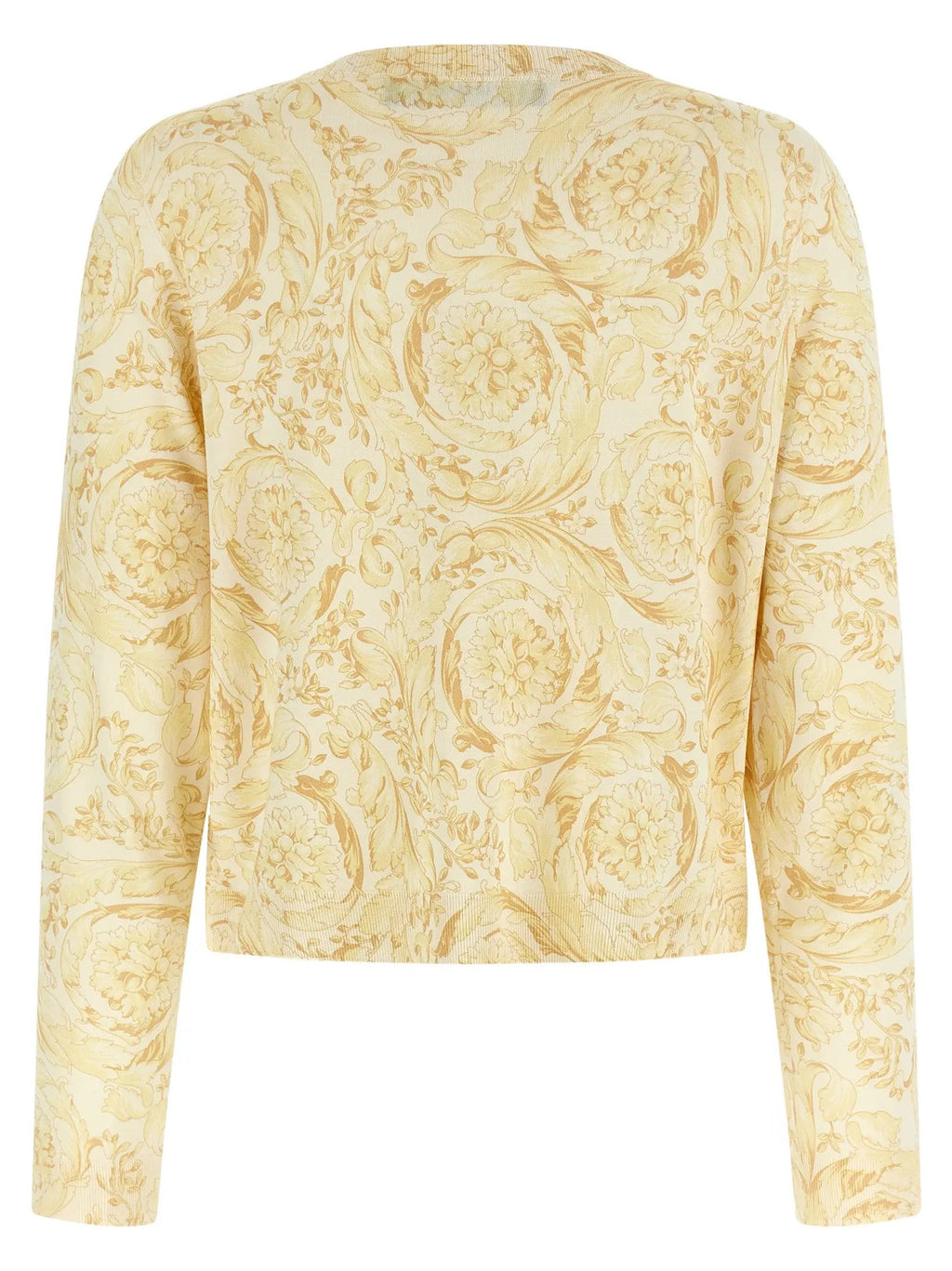 Versace Bicolor Silk Cardigan