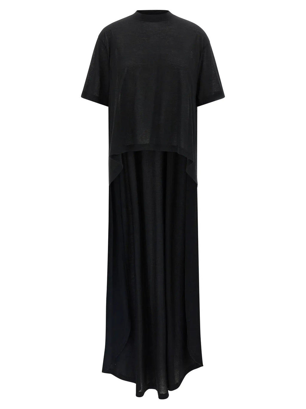 Balenciaga Black Cotton Casual Dress
