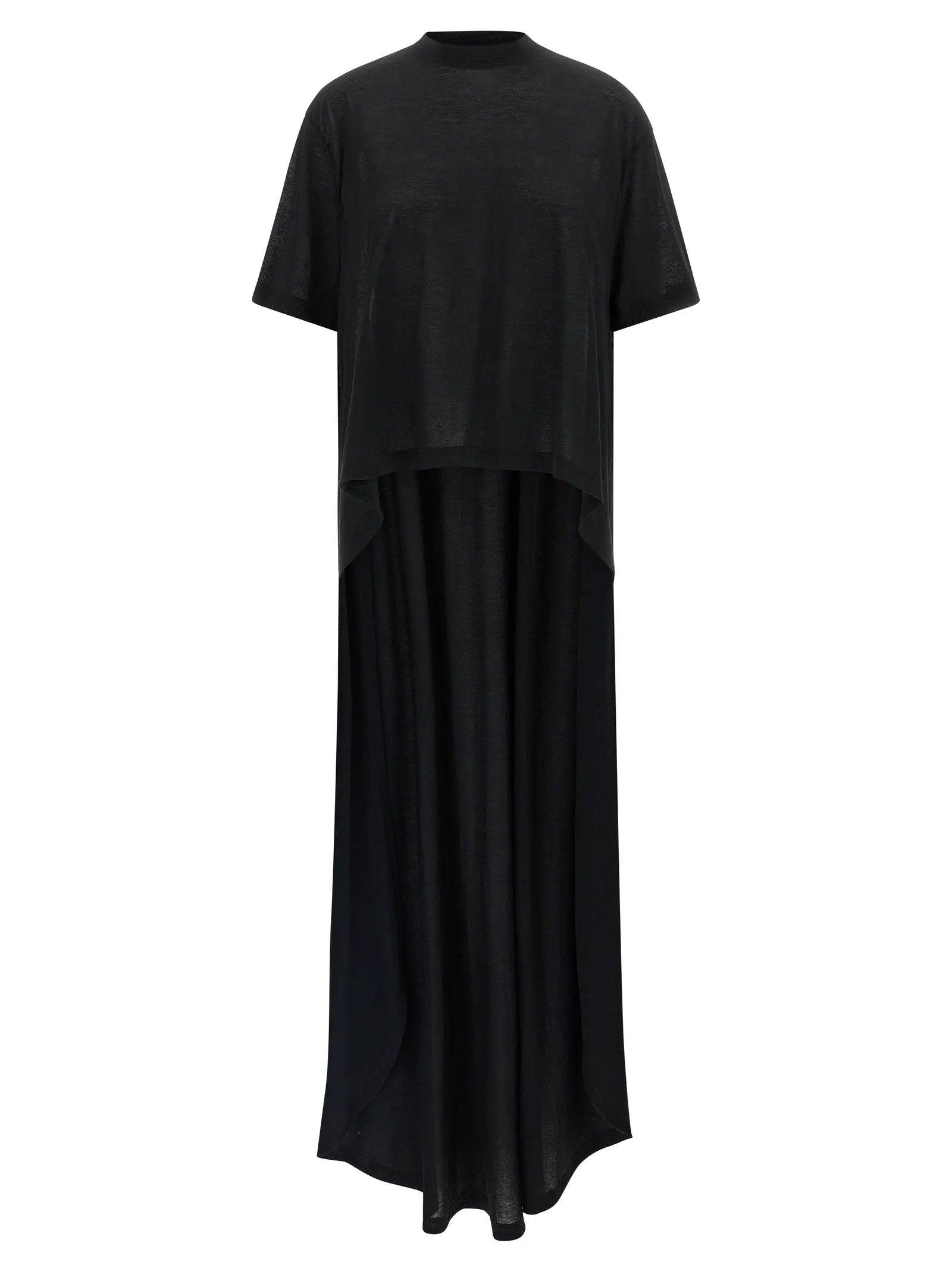 Balenciaga Black Cotton Casual Dress